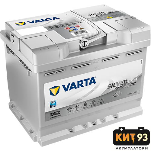 Акумулатор Varta Silver AGM 60Ah
