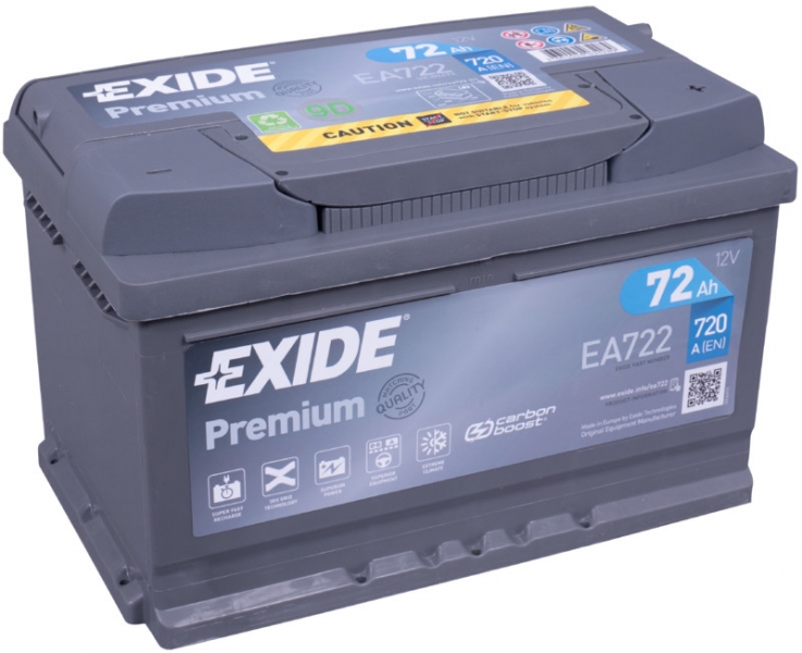Аккумулятор exide 72ah
